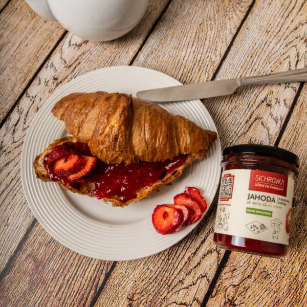 Džem jahoda s bezovým květem
